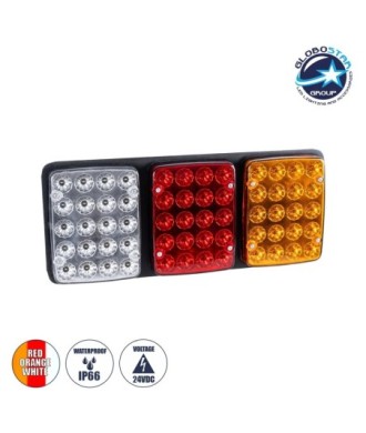 Πίσω Φανάρι Φορτηγού 60 LED 24 Volt Universal Αδιάβροχο IP66 GloboStar 75496